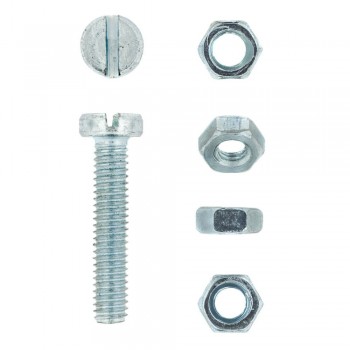 Eureka Machine Screw & Nut 4x20mm Quantity:15