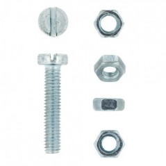 Eureka Machine Screw & Nut 4x20mm Quantity:15
