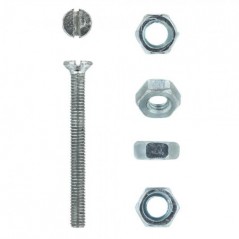 Eureka Machine Screw & Nut 4x40mm Quantity:12