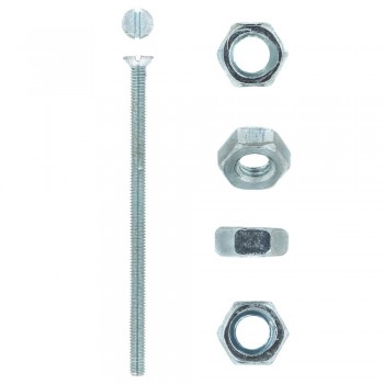 Eureka Machine Screw & Nut 4x75mm Quantity:8