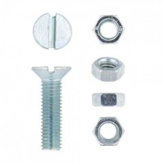 Eureka Machine Screw & Nut 5x20mm Quantity:15