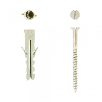 Eureka Wall Plug & Screw 40x30mm Quantity:15