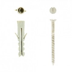 Eureka Wall Plug & Screw 40x30mm Quantity:15