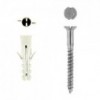 Eureka Wall Plug & Screw 45x38mm Quantity:15