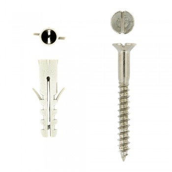 Eureka Wall Plug & Screw 50x45mm Quantity:6