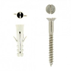 Eureka Wall Plug & Screw 50x45mm Quantity:6