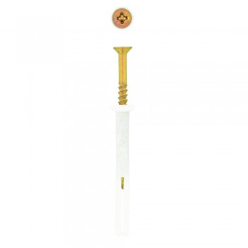 Eureka Nail-in White Rimmed 6x55mm Quantity:75