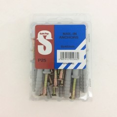 Value Pack Nail In Anchors 8mm X 45mm Quantity:25
