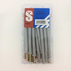 Value Pack Nail In Anchors 8mm X 120mm Quantity:20
