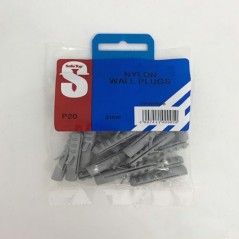 Pre Pack Wall Plugs Nylon 8mm Quantity:20