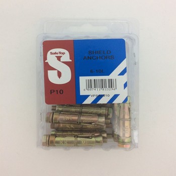 Value Pack Shield Anchors 6-10l Quantity:10