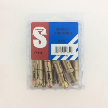 Value Pack Shield Anchors 6-25l Quantity:10