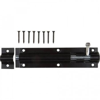 150mm Barrel Bolt Black Jap Plated