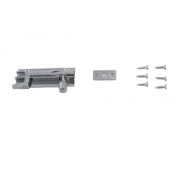 64mm Brass Straight Barrel Bolt With Screws