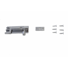 64mm Brass Straight Barrel Bolt With Screws