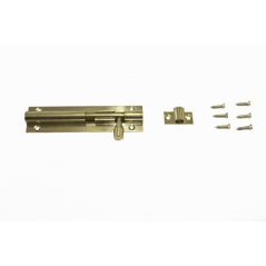 50mm Brass Straight Barrel Bolt With Screws