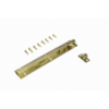150mm Brass Straight Barrel Bolt With Screws