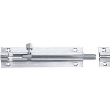 50mm Brass Straight Barrel Bolt With Screws
