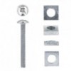 Eureka Gutter Bolt & Nut 6x50mm Quantity:15