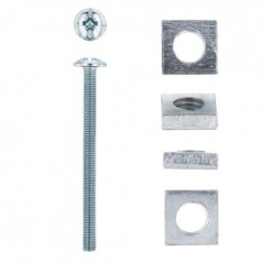 Eureka Gutter Bolt & Nut 6x75mm Quantity:4