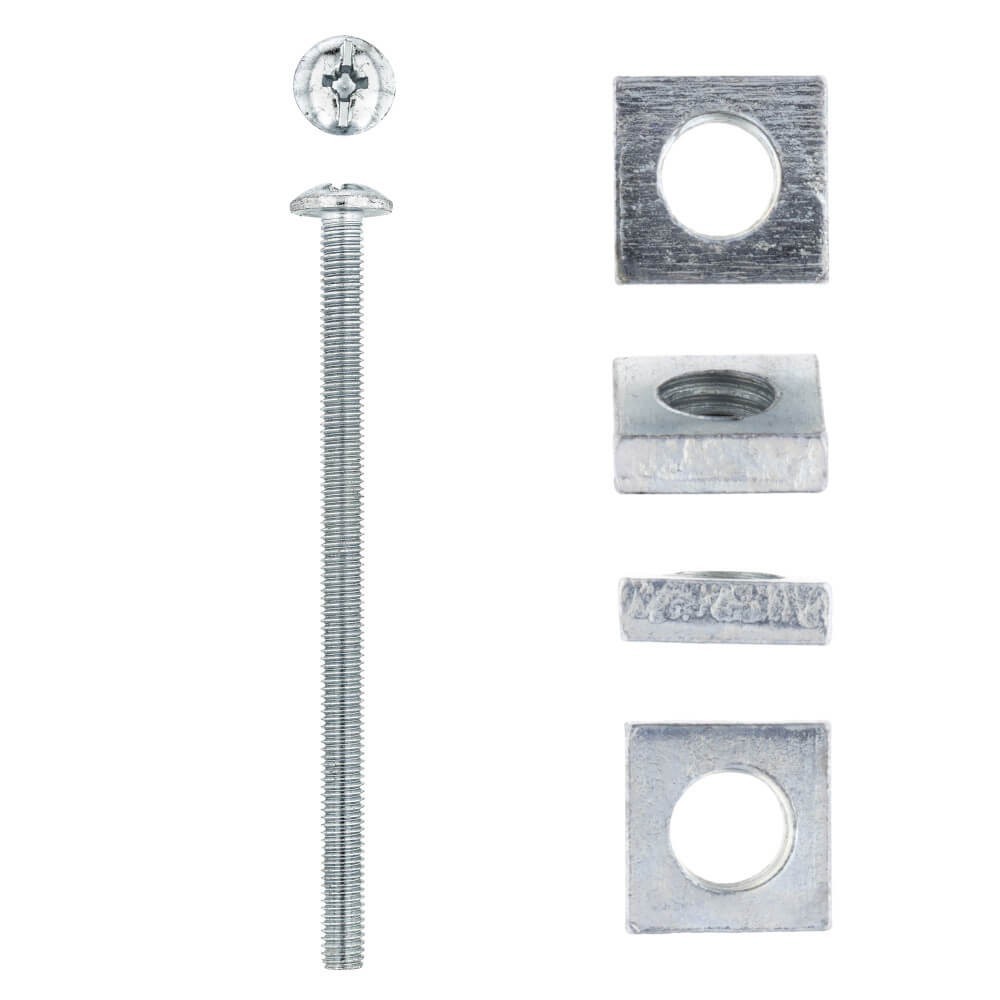 Eureka Gutter Bolt & Nut 6x100mm Quantity:15 Eureka Gutter Bolt & Nut 6x100mm Quantity:15
