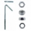 Eureka Hook Bolt & Nut Zinc Plated 6x90mm Quantity:15