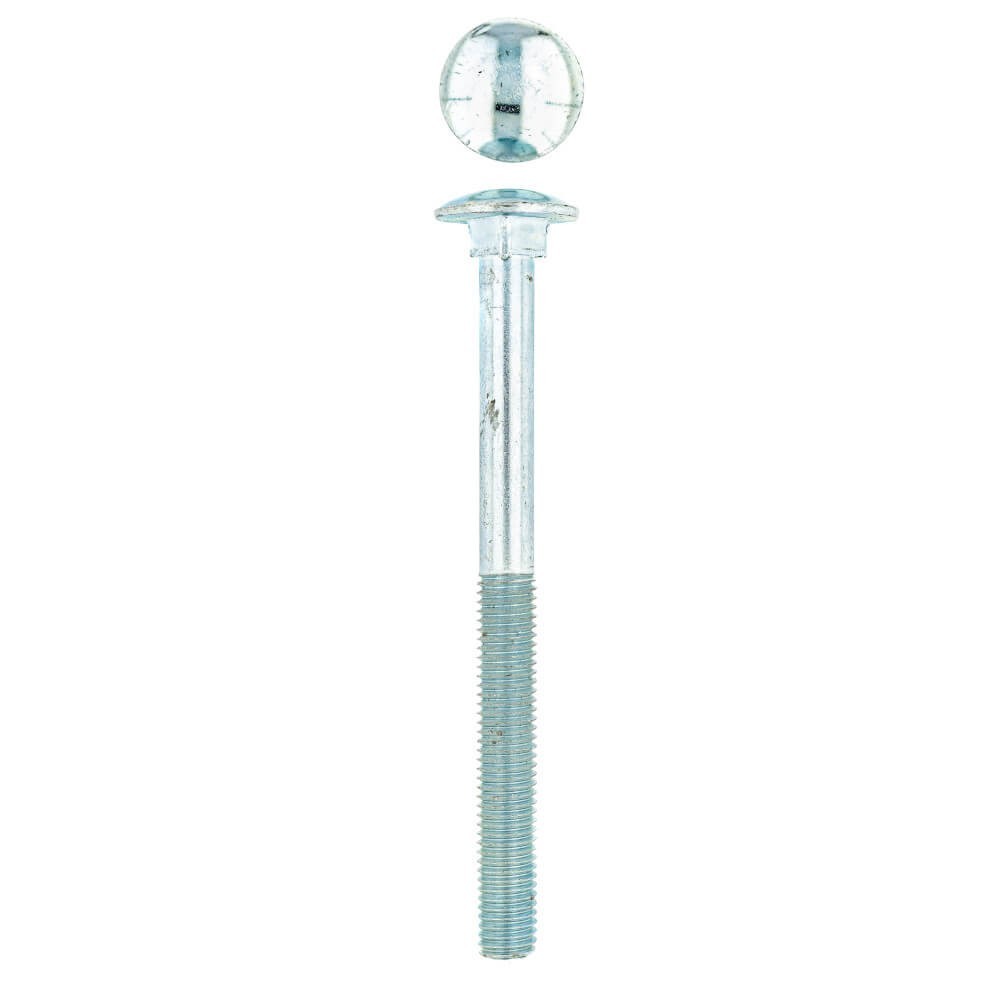 Eureka Cup Square Bolt & Nut Zinc Plated 10x120mm Quantity:4 Eureka Cup Square Bolt & Nut Zinc Plated 10x120mm Quantity:4