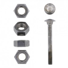Eureka Cup Square Bolt Non-galvanised 10x90mm Quantity:25