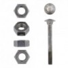 Eureka Cup Square Bolt Non-galvanised 10x90mm Quantity:25