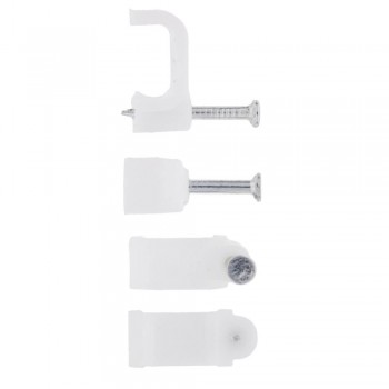 Eureka Cable Clip Flat 10mm-2.5mm Quantity:50