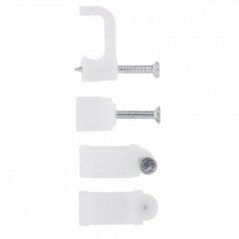 Eureka Cable Clip Flat 10mm-2.5mm Quantity:50