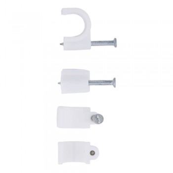 Eureka Cable Clip Round 10mm Quantity:50