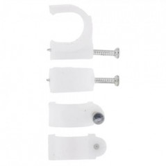 Eureka Cable Clip Round 12mm Quantity:30