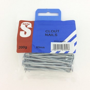 Pre Pack Clout Nails 63mm Quantity:200g