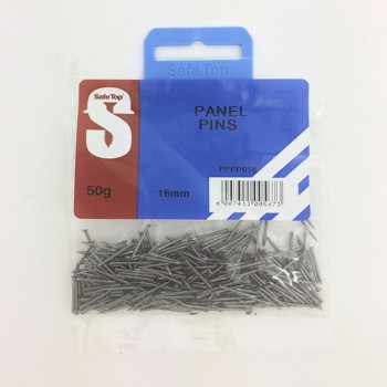 Pre Pack Panel Pins 16mm Quantity:50g