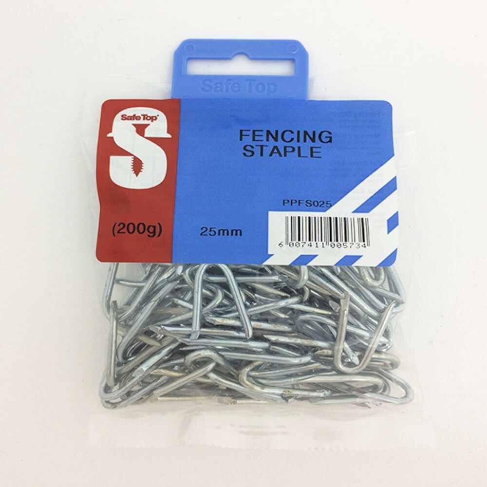 Pre Pack Fencing Staples 25mm Quantity:200g Pre Pack Fencing Staples 25mm Quantity:200g