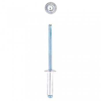 EUREKA BLIND RIVET OPEN 4X15mm ALUMINIUM Quantity:100