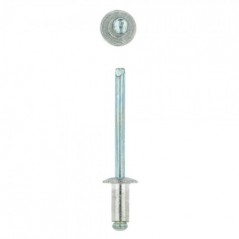 EUREKA BLIND RIVET OPEN 4.8X10mm ALUMINIUM Quantity:100