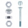 Eureka Cup Square Bolt & Nut Zinc Plated 10x90mm Quantity:25