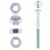 Eureka Cup Square Bolt & Nut Zinc Plated 10x120mm Quantity:20