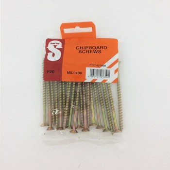 Pre Pack Chipboard Screws M5.0 X 90mm Quantity:20
