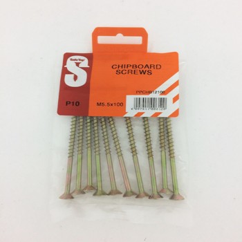 Pre Pack Chipboard Screws M5.5 X 100mm Quantity:10