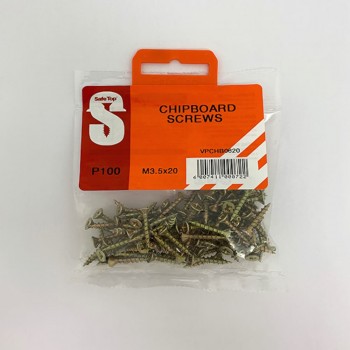 Value Pack Chipboard Screws M3.5 X 20mm Quantity:100