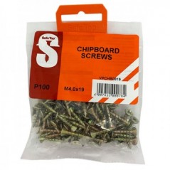 Value Pack Chipboard Screws M4.0 X 19mm Quantity:100