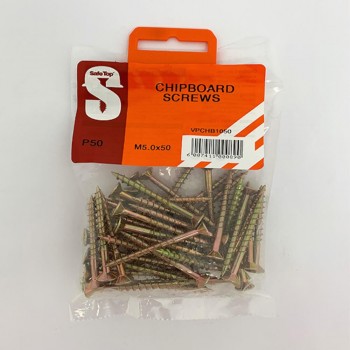 Value Pack Chipboard Screws M5.0 X 50mm Quantity:50
