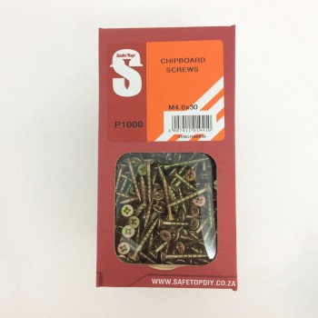 Svb Chipboard Screws M4.0 X 30mm Quantity:1000