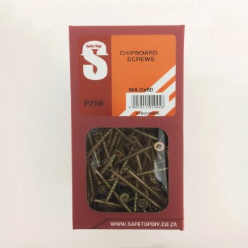 Svb Chipboard Screws M4.0 X 60mm Quantity:250