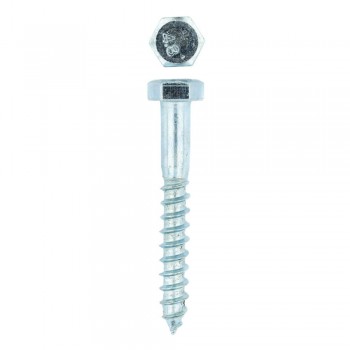 Eureka Coach Screw Galvanised Mild Steel 8x60mm Quantity:10