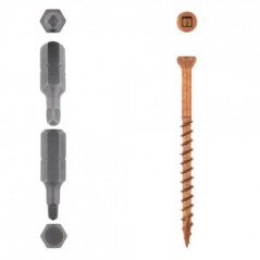 Eureka Decking Screw Smooth Shank 4.5x60mm Quantity:200