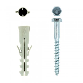 Eureka Coach Screw Galvanised Mild Steel 8x75mm Q5ea